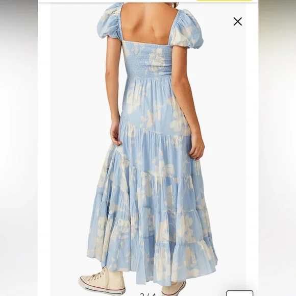 Free People Sundrenched Floral Tiered Maxi Sundress - Picture 2 of 6